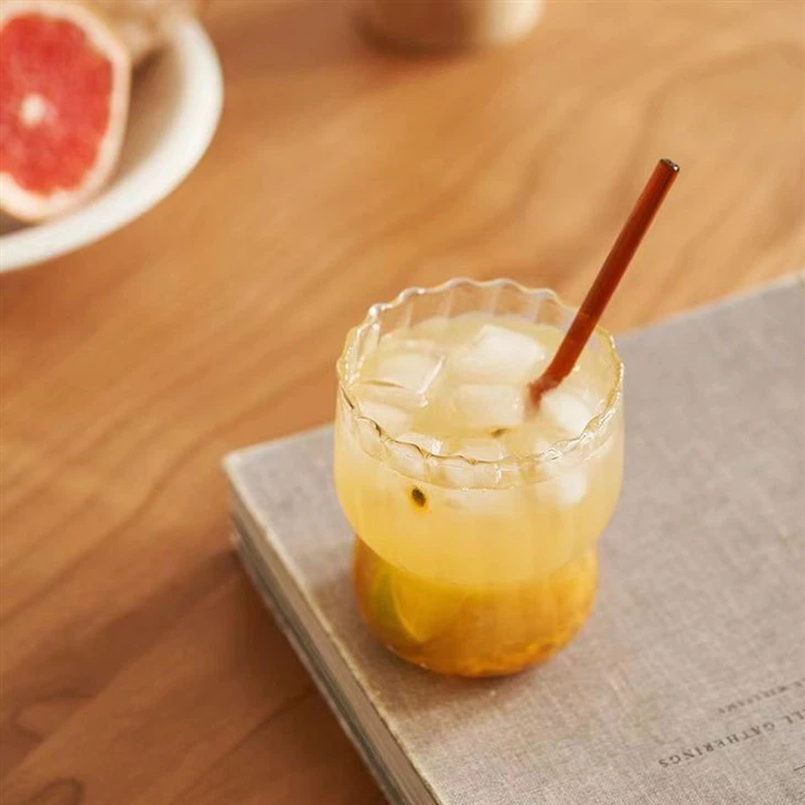 Striped Glass Cup